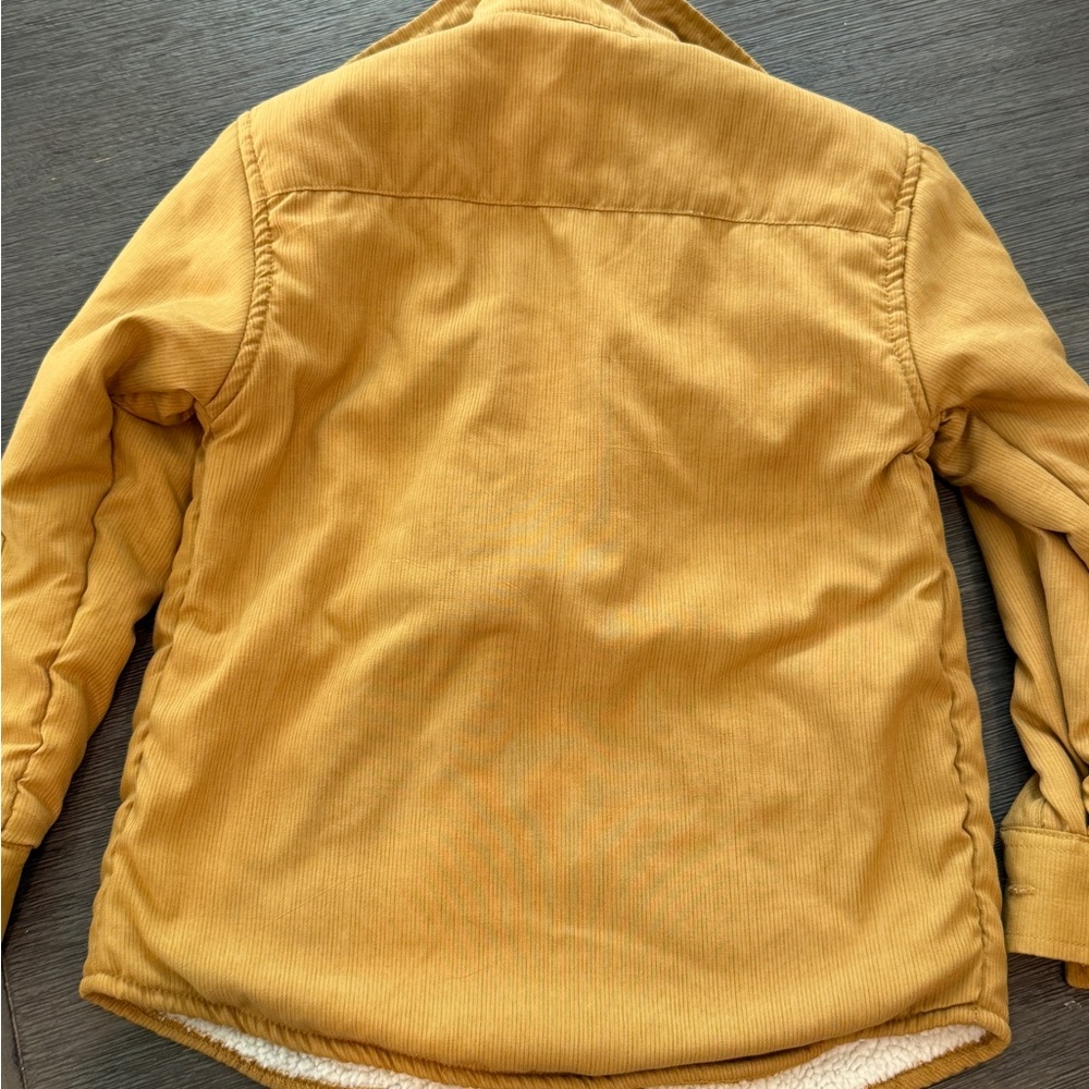 Nomad Mustard Yellow Kids Sherpa-Lined Jacket 3T - Picture 3 of 3
